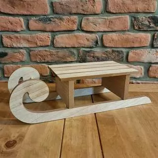 Velké dřevěné sáně 47,5 cm K7100