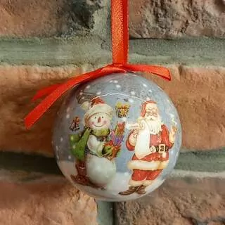Nádherná Vánoční baňka K5877