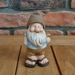Trpaslík s hříbkem 16 cm K6953