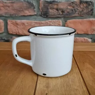Hrnek keramika 9,5 cm bílý K9204