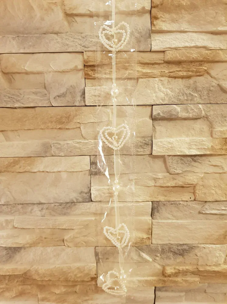 Srdce girlanda závěs 80 cm K0908