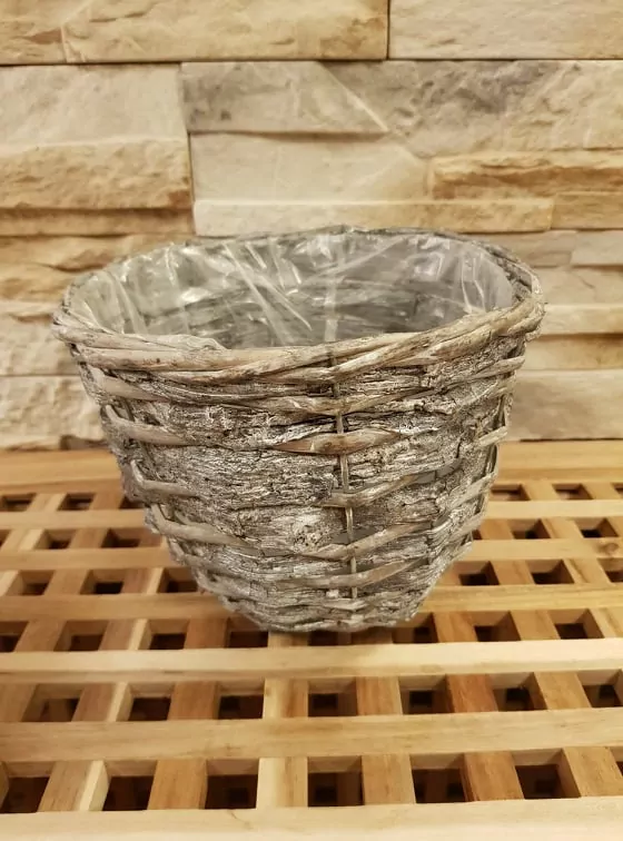 Květináč proutěný průměr 20 cm K0141