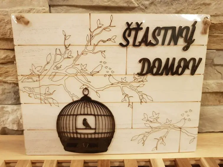 Dekorace Šťastný domov K0461