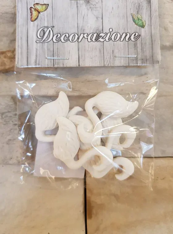 Dekorační ozdoba plameňáci 6 ks K0474