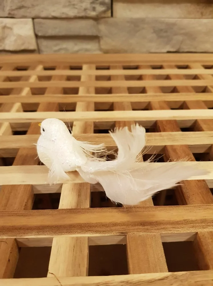 Holubička s glitry K0722