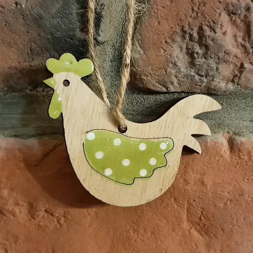 Slepice přízdoba 6,5cm K9958