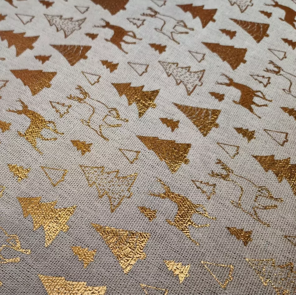 Vánoční běhoun na stůl K9243