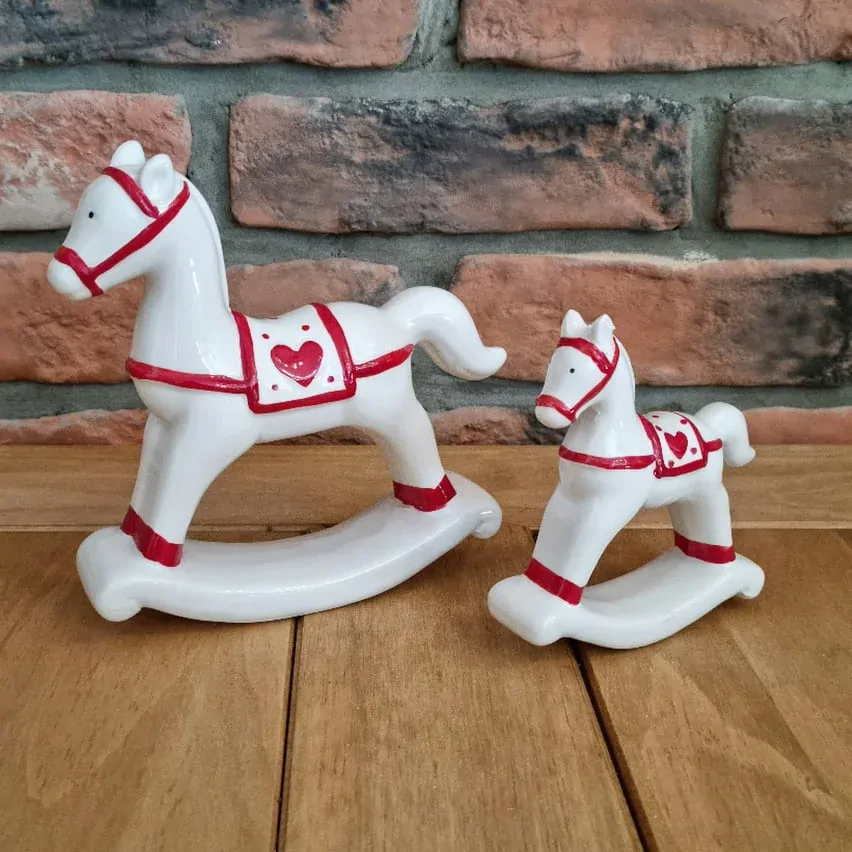 Houpací kůň keramika 16,5cm větší  K2432