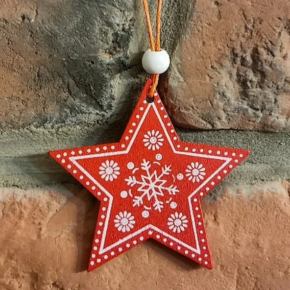 Dřevěná ozdoba mix K2153