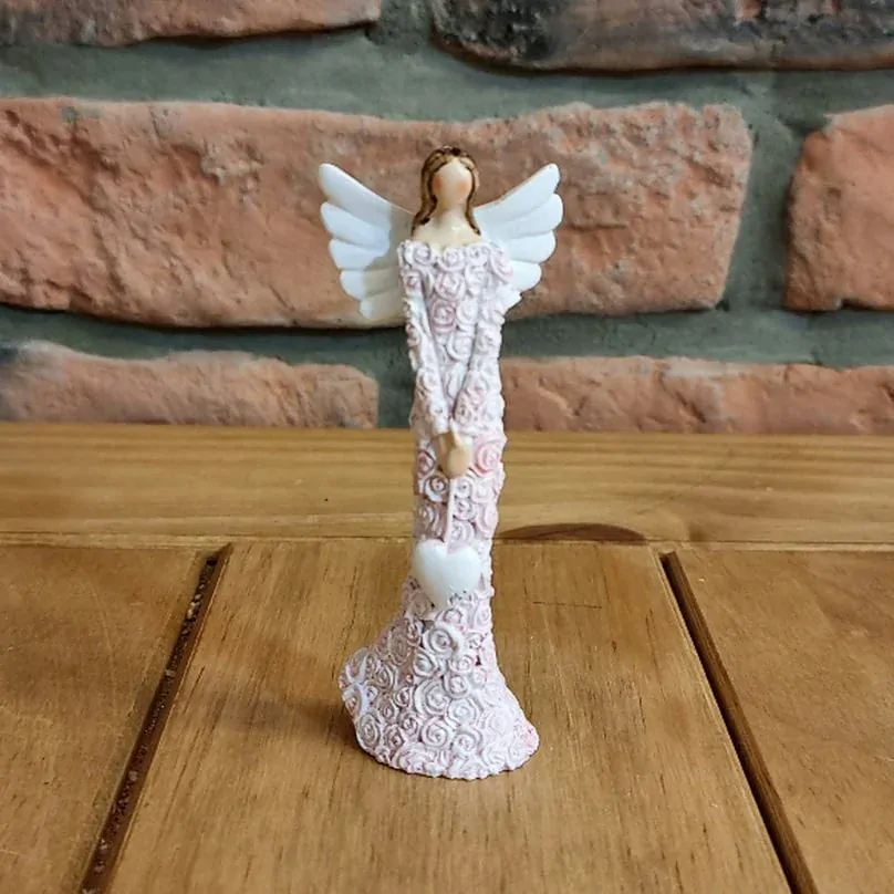 Andělíček růžový 9 cm K5525