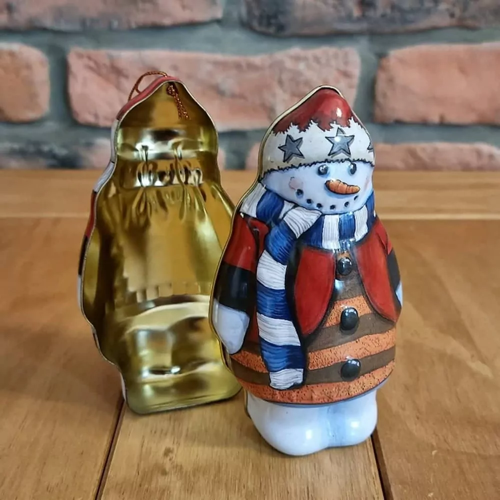 Plechová dóza SNĚHULÁČEK K8499