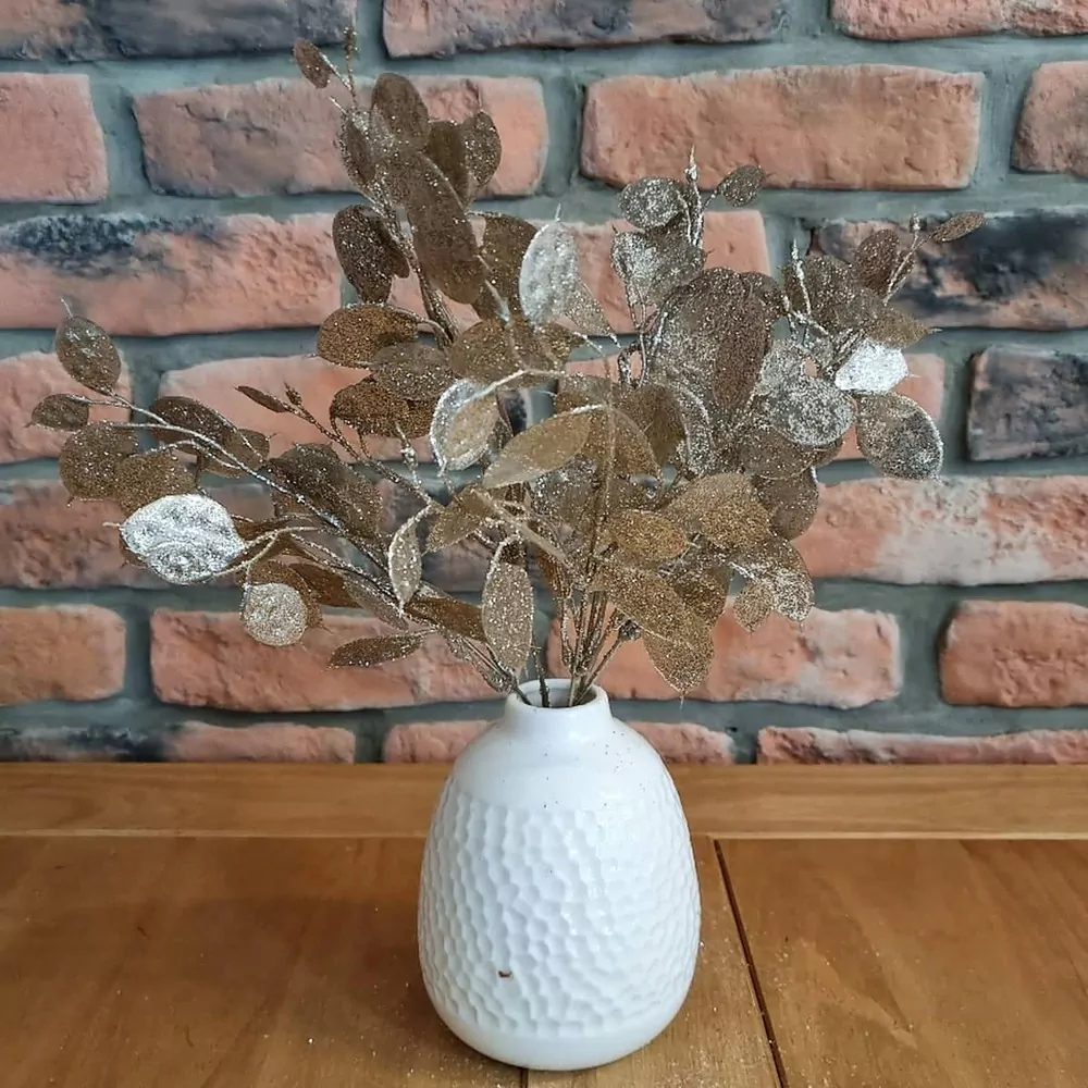 Lunárie větev umělá 37 cm šampaň K0971