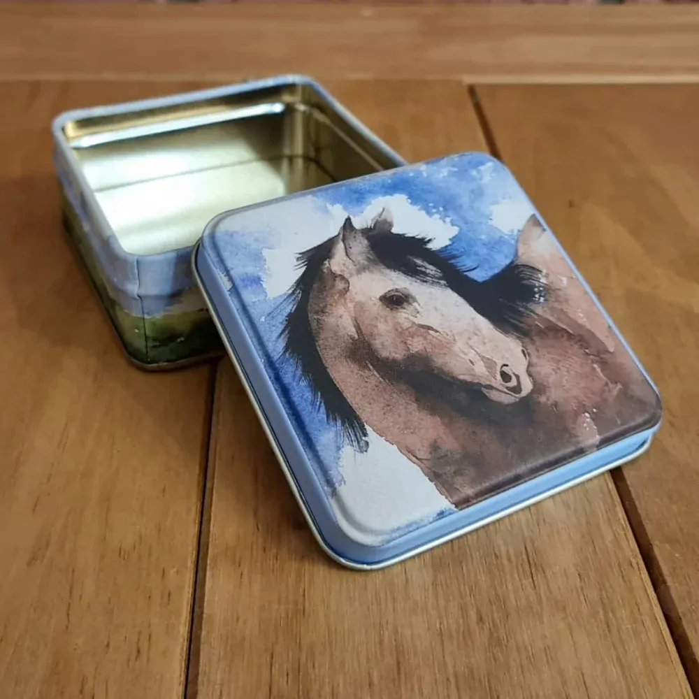 Plechová dóza C KŮŇ K2440