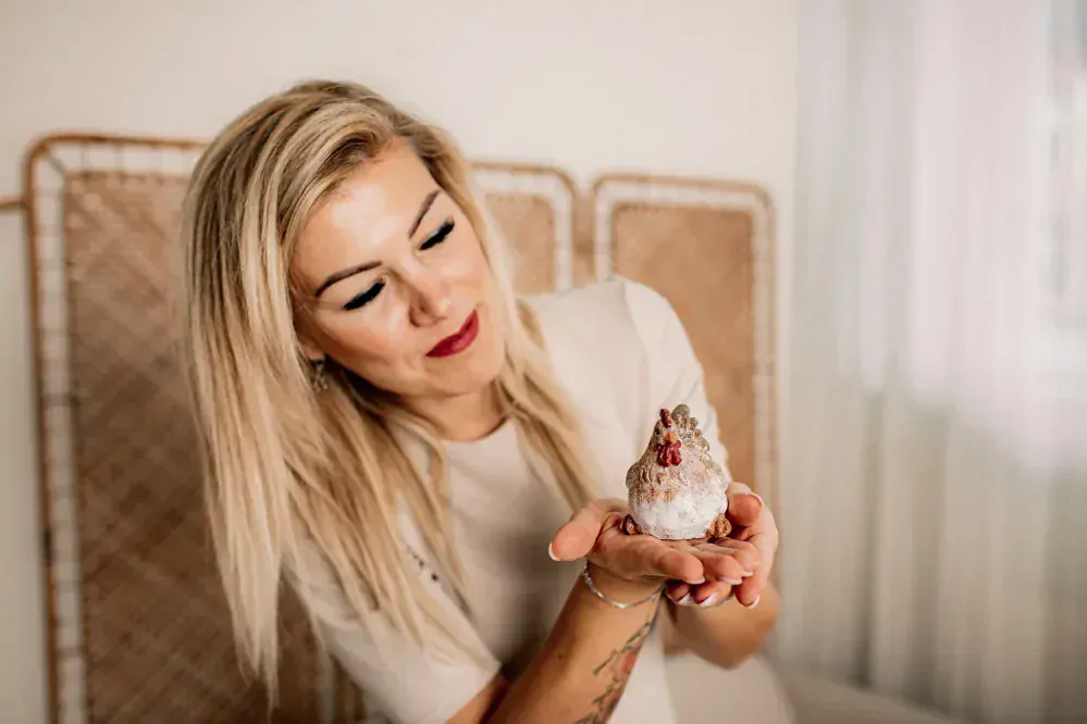 Kohout polyresin 7 cm malý K7116