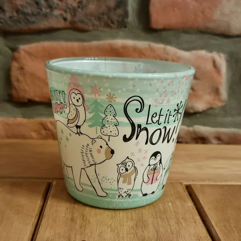 Svíčka s Vánočním motivem K1453