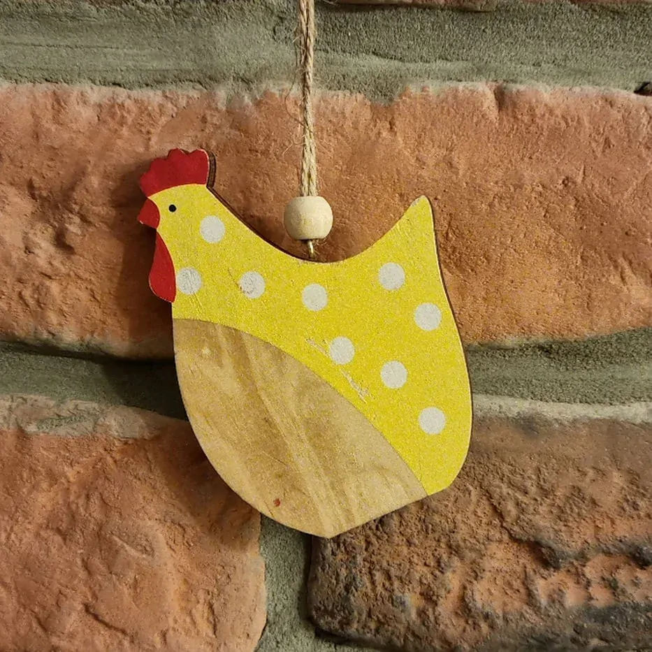 0828 Slepička na zavěšení dřevěná K0592