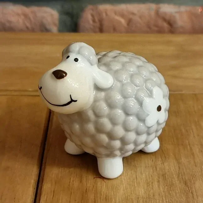 Beránek porcelán malý K2783