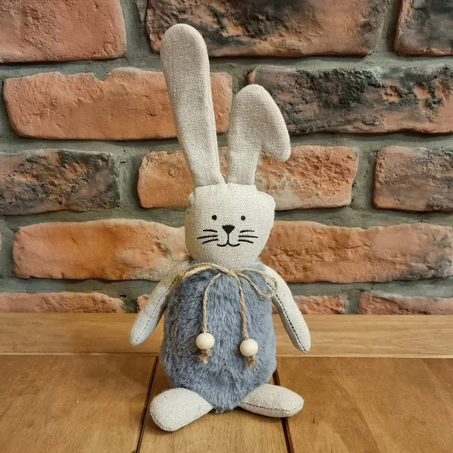 Zajíc textil 25 cm K1566