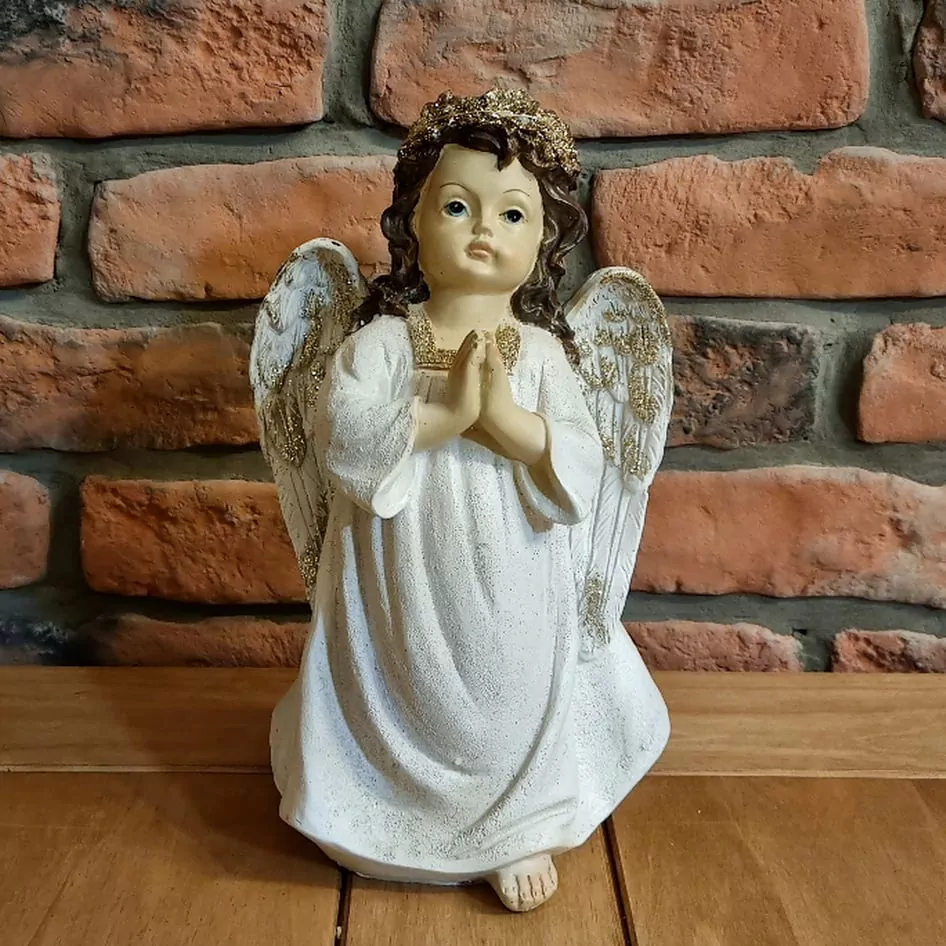 Anděl svítící B 30 cm K2067