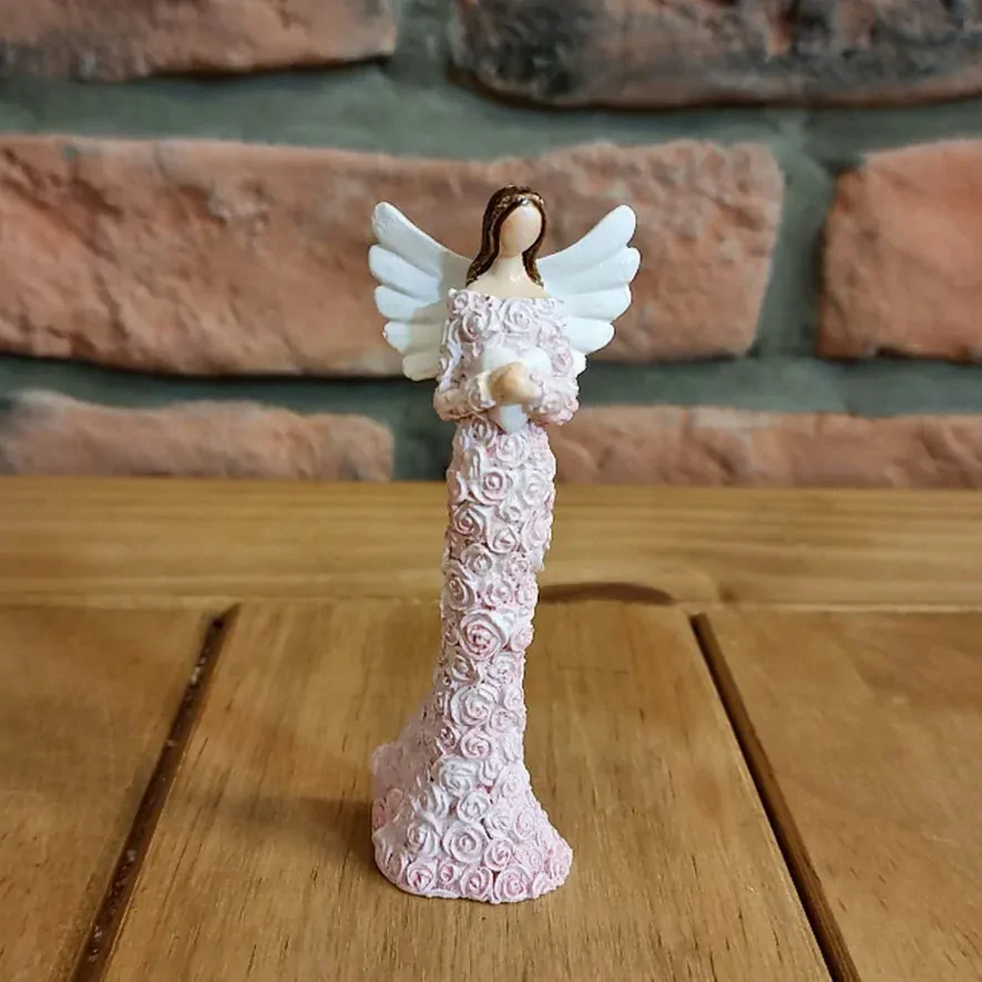 Andělíček růžový 9 cm K5525