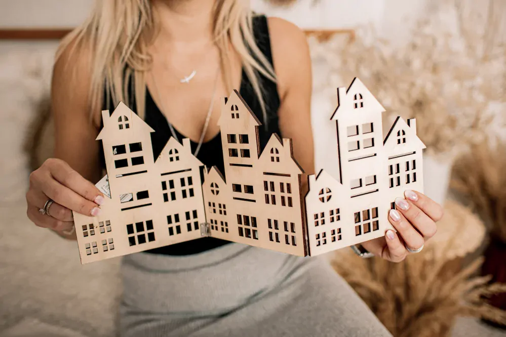 Domečky skládací 47 cm K8319